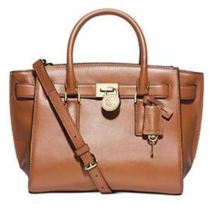 Michael Kors Luggage Brown Traveler Hamilton Bag